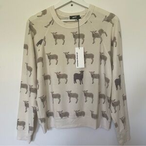 NWT All Things Fabulous Black Sheep Sweater